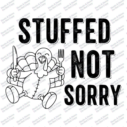 Stuffed Not Sorry